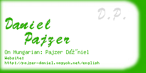 daniel pajzer business card